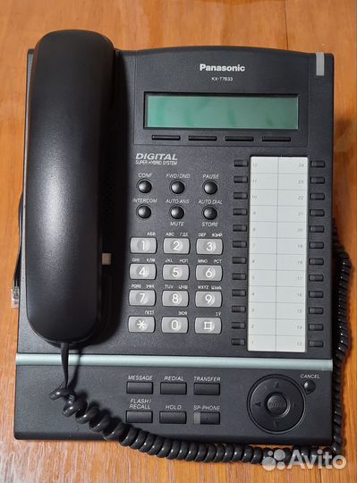 Продаётся IP телефон Panasonic KX-T7633RU-B