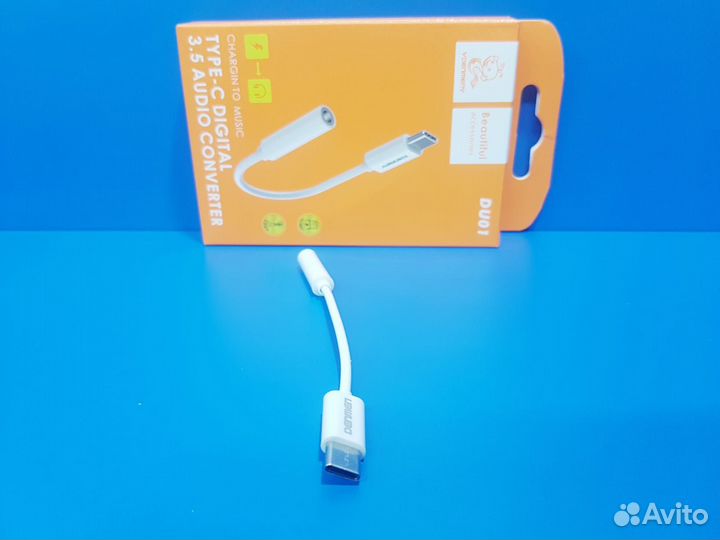 Переходник Type-C - 3,5 (mini jack) dennmen DU01