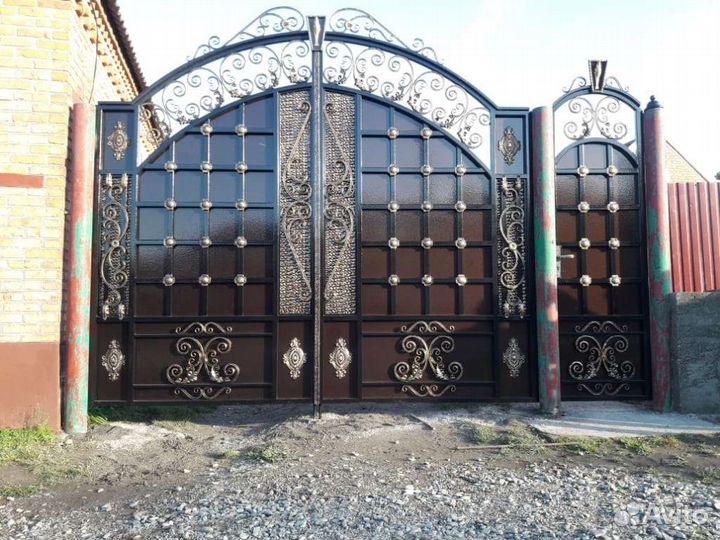 Кованные ворота в рассрочку