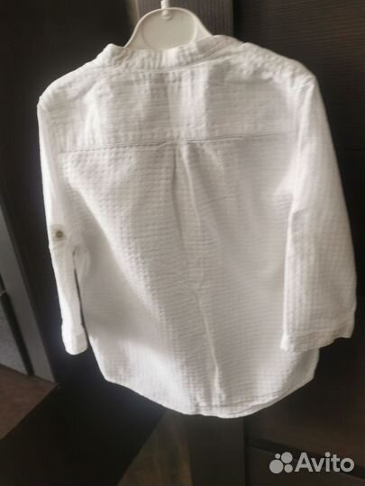 Рубашка zara для мальчика 122