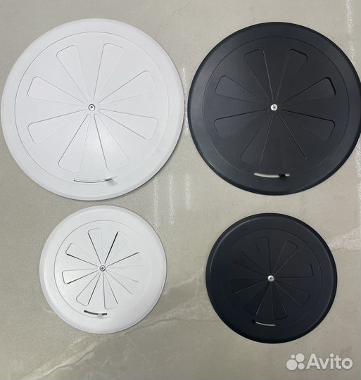 Круглые решетки без клапана: вентиляция и декораци