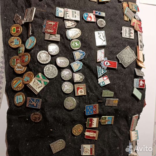 Значки СССР гербы городов