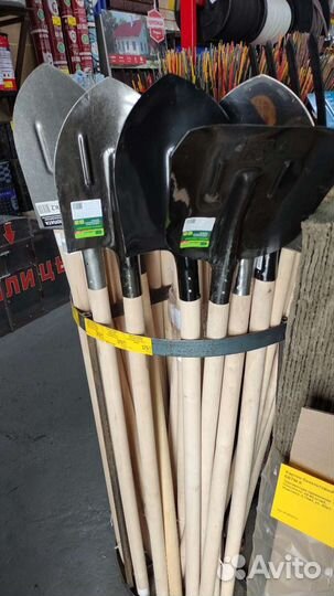 Лопаты металлические совковые, штыковые, черенки