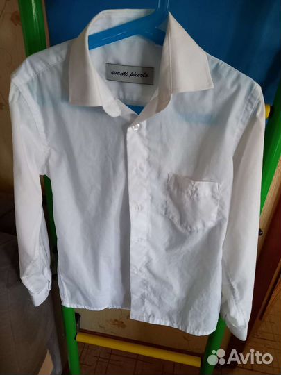 Рубашка школьная на мальчика 134