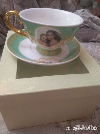 Чашка с блюдцем