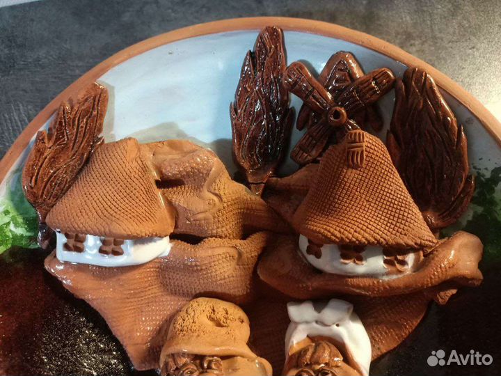 Тарелка декоративная украинцы