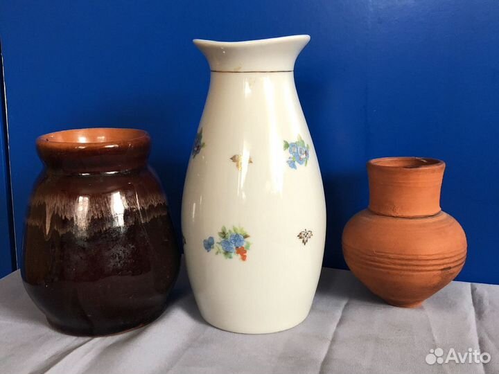 Вазочки. Времен СССР Керамика. Фарфор