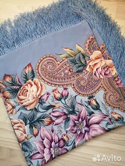 Павлопосадский шелковый платок