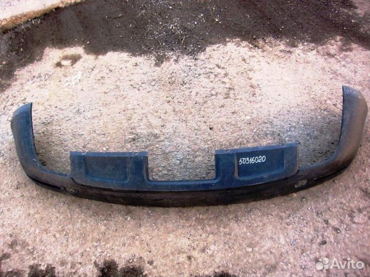 Юбка заднего бампера Volkswagen Touareg 1