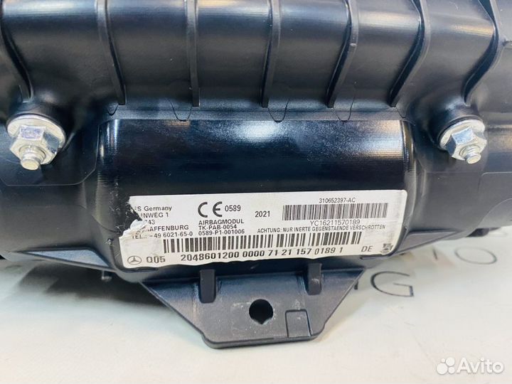 Подушка безопасности пассажира Mercedes W204