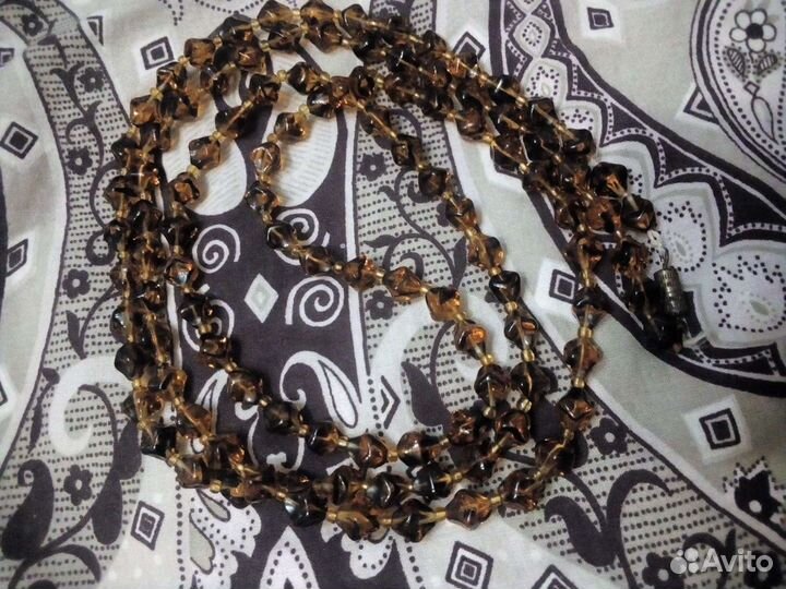 Янтарные бусы СССР