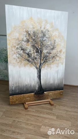 Картина на холсте объемная "Дерево"