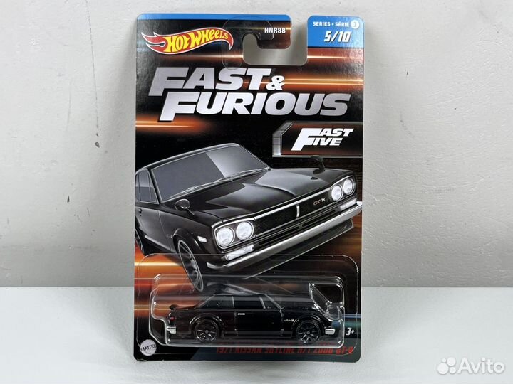 Hot wheels fast furious 1971 nissan skyline