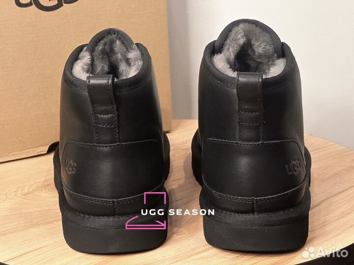 Ugg мужские зимние кожаные ботинки Neumel