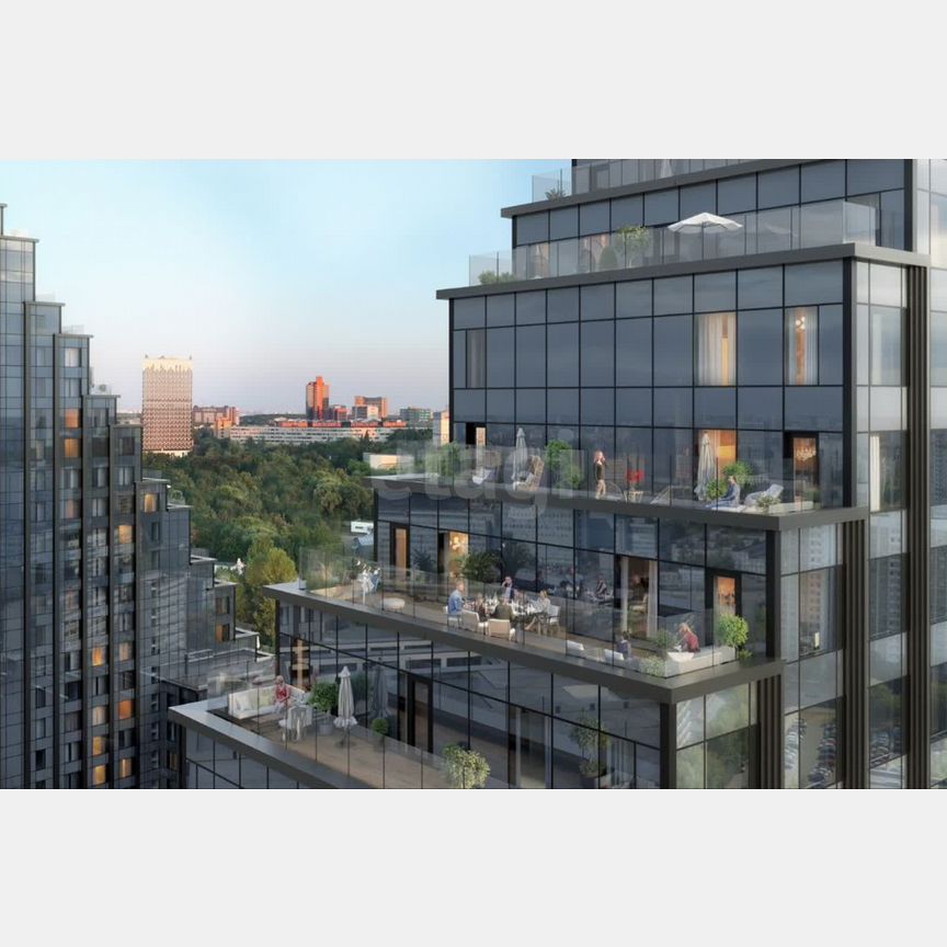 1-к. квартира, 37 м², 8/58 эт.