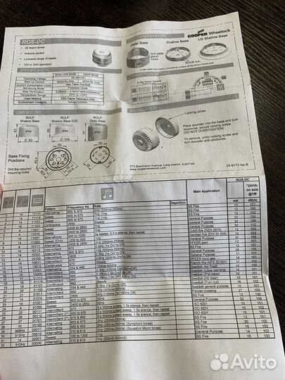 Оповещатель пожарный Honeywell esser 766226