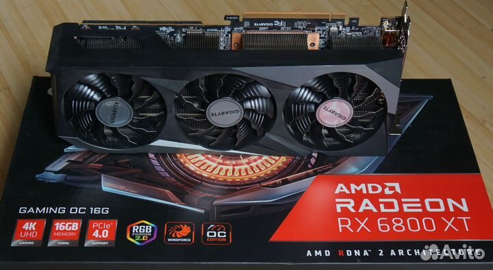 Видеокарта RX 6800xt