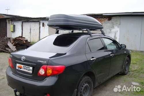 Автобокс (багажник) на Toyota Corolla