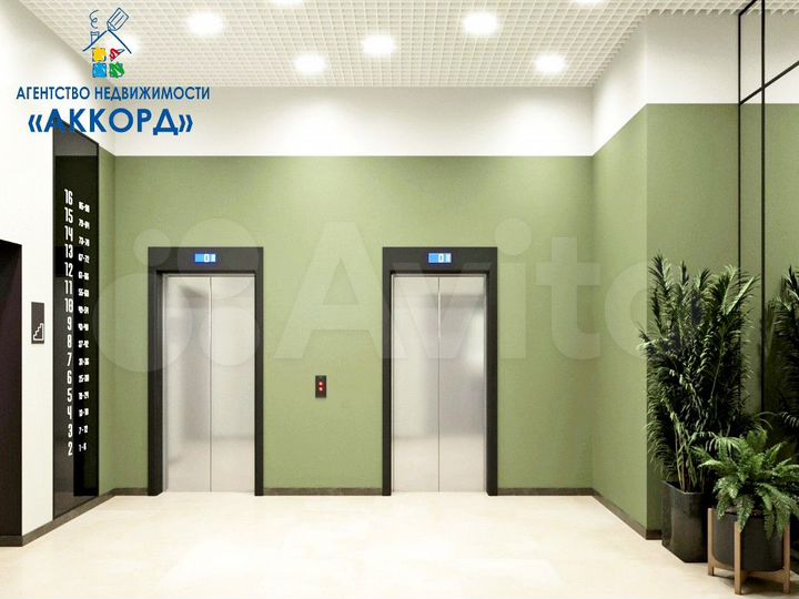 3-к. квартира, 68,7 м², 6/16 эт.