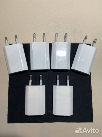 Apple оригинальные зарядные блоки 1Амп