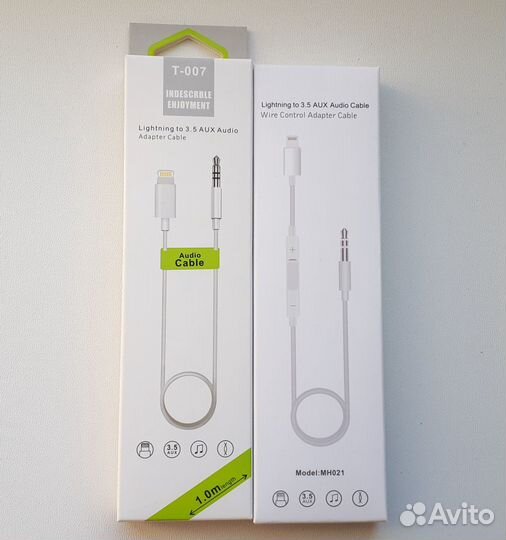 Кабель Lightning - Jack3.5