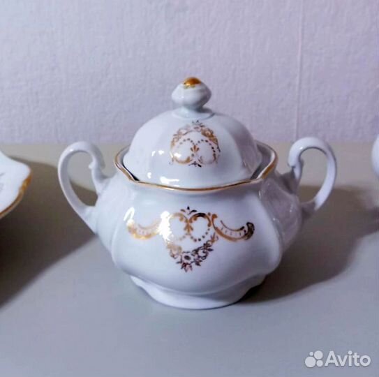 Остатки чайного сервиза старая богемия
