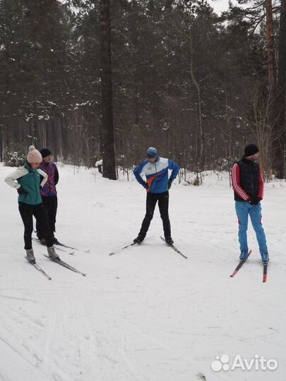 Освоение техники катания на беговых лыжах