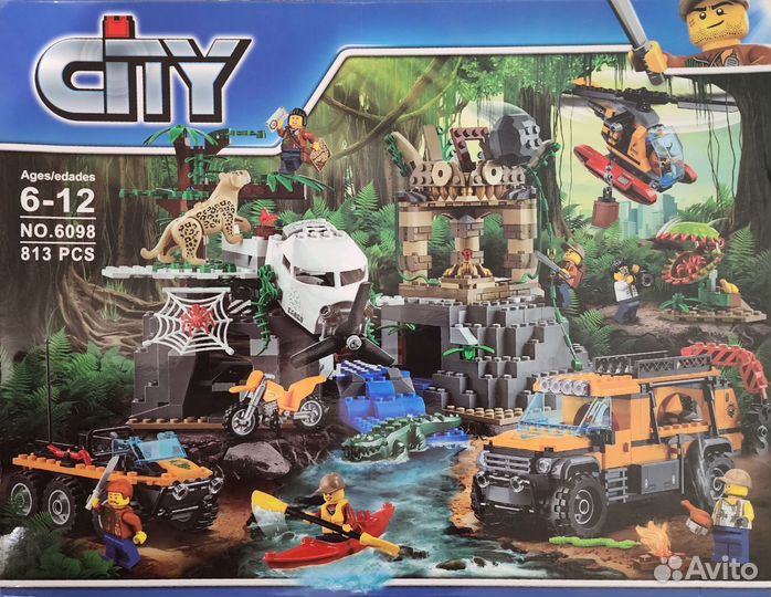 Конструктор База исследователей (Аналог Лего 60161