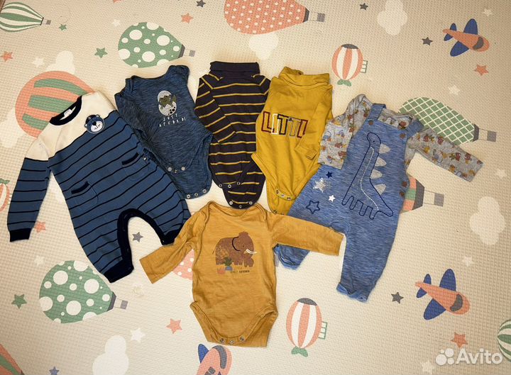 Вещи пакетом на мальчика 6-9