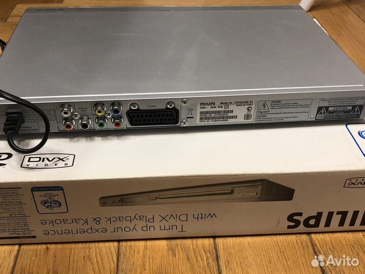 DVD плеер philips dvp-3040k
