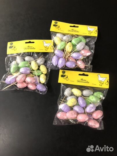 Декор. набор пасхальных яиц