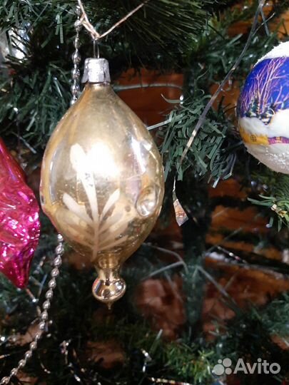 Старинные ёлочные игрушки