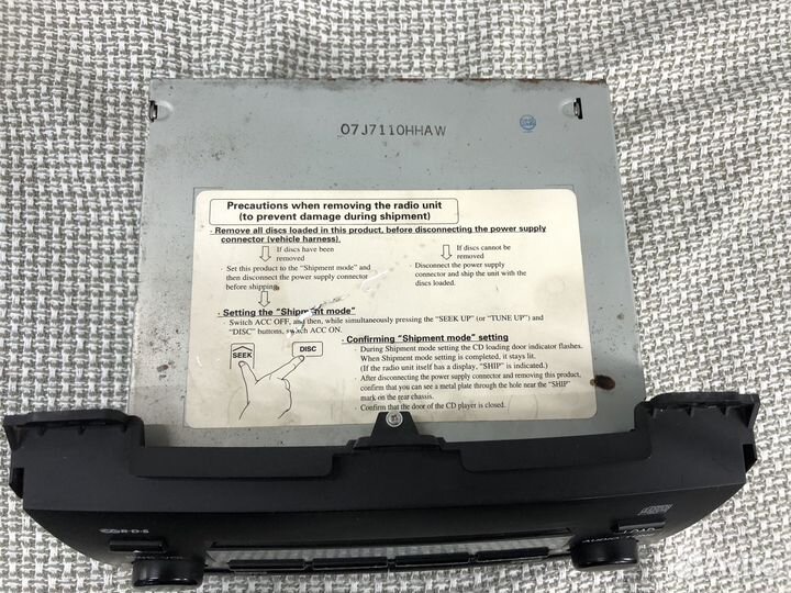 Штатная магнитола от Land Cruiser Prado 120