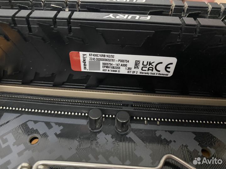 I7 7700k, Asus tuf z270 mark 2, fury Renegade