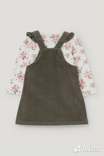 Новый комплект сарафан и лонг на девочку 68 86