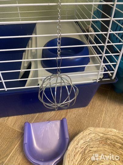 Большая клетка для кролика ferplast с аксессуарами