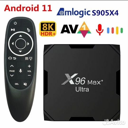 И-тв приставки Х96мах+U и Vontar X4(новые)