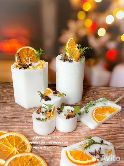 Новогодние свечи и флорентийское арома саше