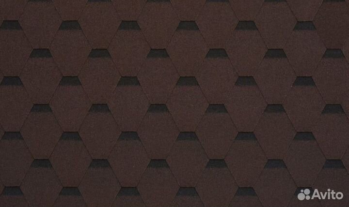 Гибкая черепица Shinglas сальса Каштан
