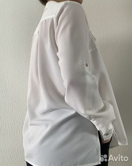 Рубашка белая женская 48