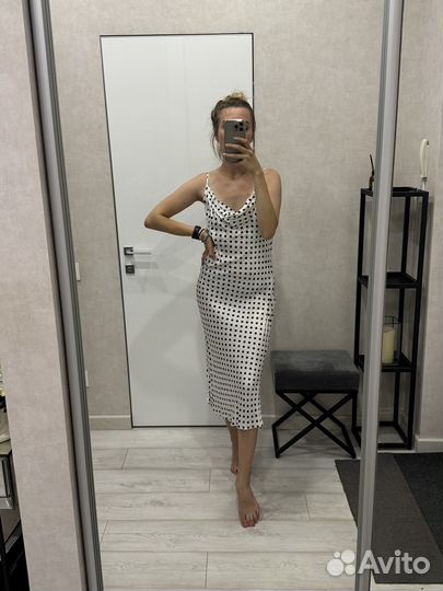 Платье комбинация zara / зара