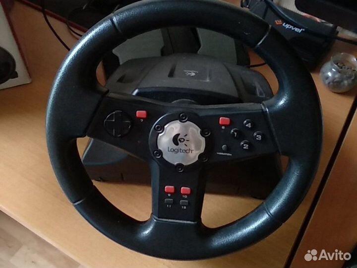 Игровой руль logitech formula vibration feedback w