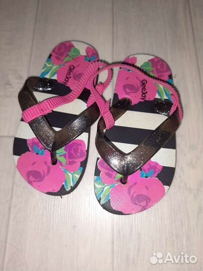 Шлепки для девочки 25 размер