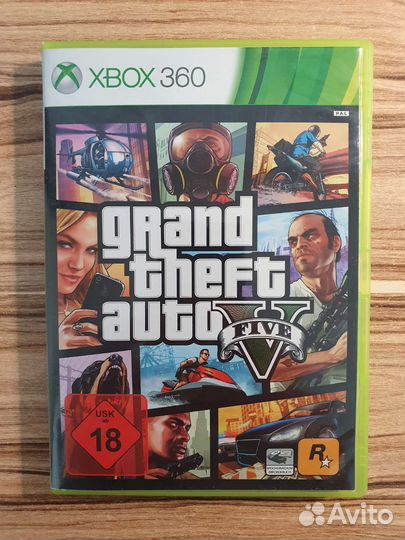 Xbox 360 GTA 5. Лицензия. Субтит. на Рус. яз