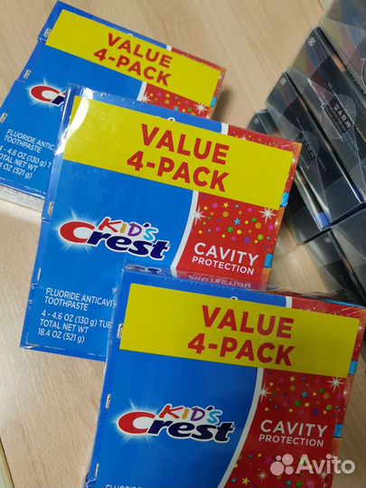 Детская зубная паста crest