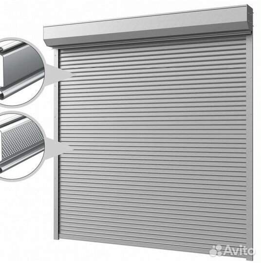 Рулонные ворота с установкой