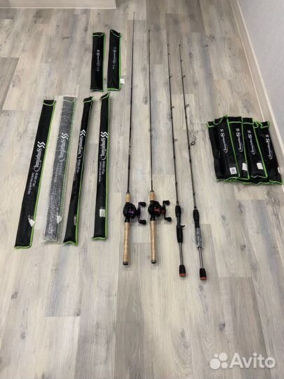 Спиннинг/ Кастинговый спиннинг 1,5 1,8 2,1 метра