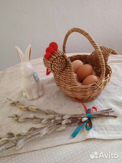 Корзинка - пасхальная курочка
