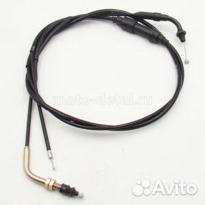 Трос газа L-1910/1840мм, ход-60/40мм, 2T Honda Dio