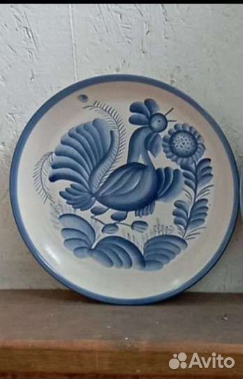 Фарфоровая тарелка СССР на стену